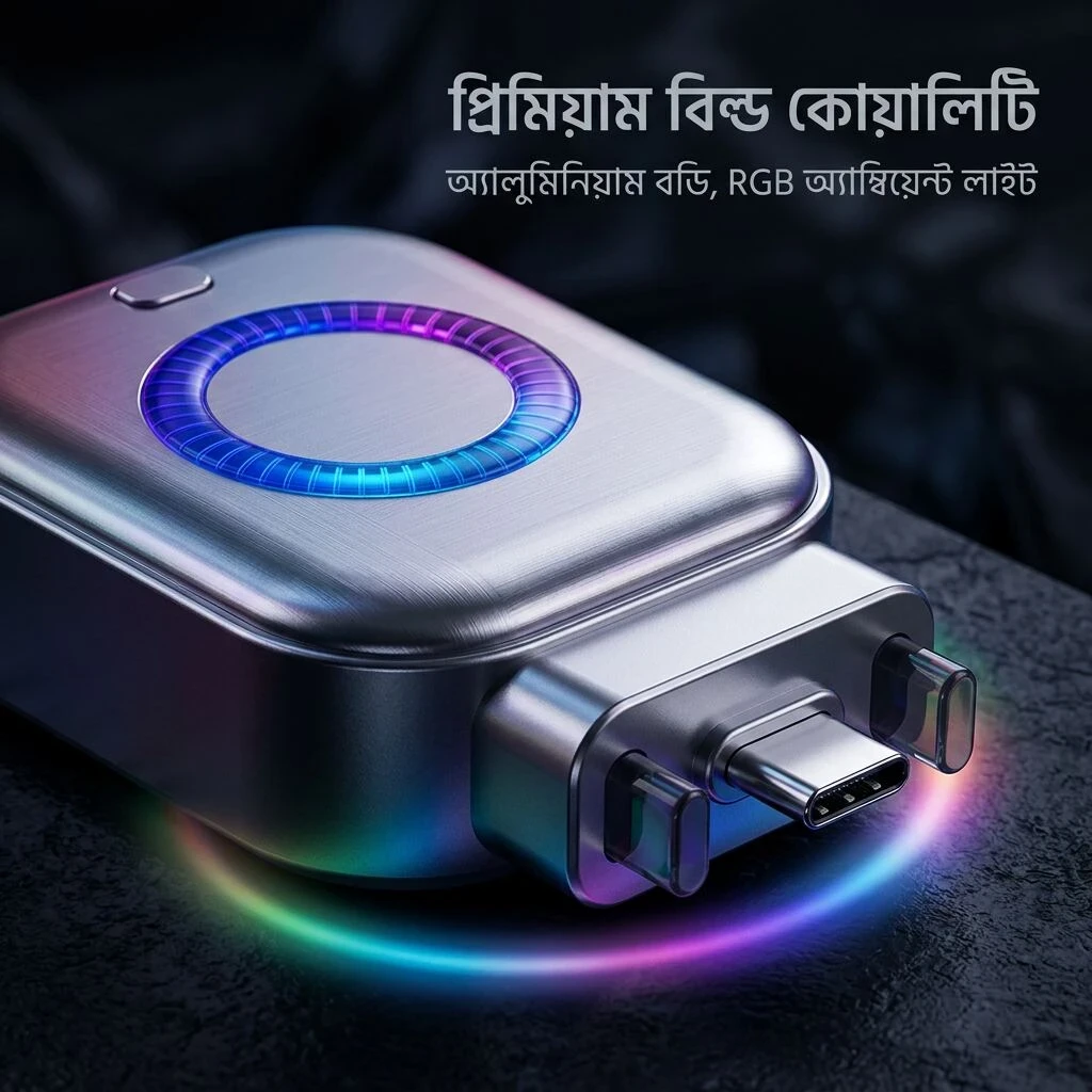 140W Smart Auto Cut-Off Charger Adapter with display lighting – Universal Fast Charging Safety Protector with Overcharge Prevention for Smartphones, Tablets, Laptops & USB Devices